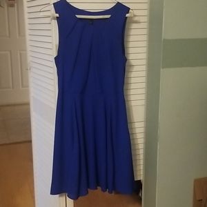Express Fit and flare keyhole dress